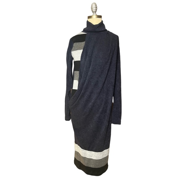 Lila Kass Twist Front Color-block Sweater Dress size XS - Picture 1 of 14